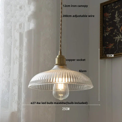 DecorBites™ Glass LED Pendant Light Chandelier for Modern Home Decor