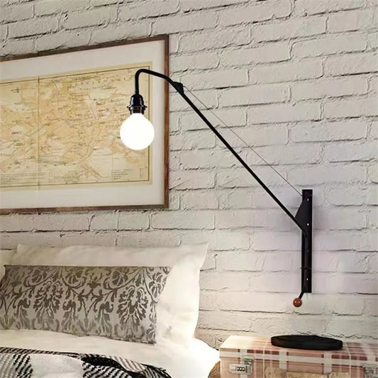 Decorbites™ Industrielle Rohrschwingarm-Wandleuchte für Loft-Küchendekoration