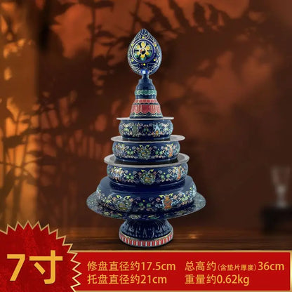 Decorbites™ Klosenné Manda-Pan Acht Glücksverheißende Teepan