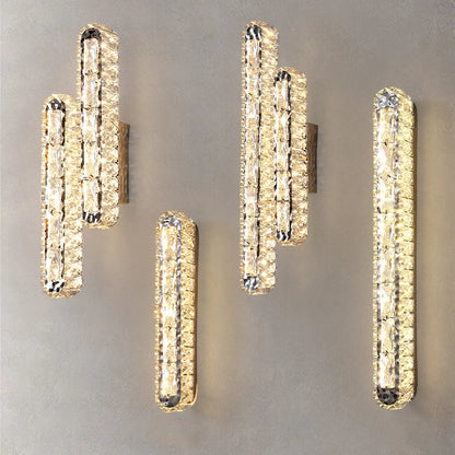 Decorbites™ Kristall-LED-Wandleuchte Silber Wandlampen | Modernes nordisches Design für Schlafzimmer und Esszimmer