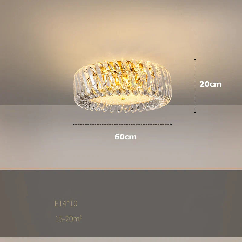 Gold LED Trend Chandelier