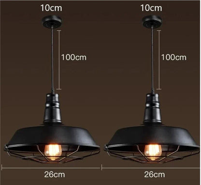 Decorbites™ Eisen-Hängeleuchten: Ländlich retro personalisierte Topfdeckel-Chandelier