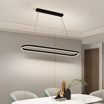 Decorbites™ Kreis-Hängeleuchter mit Dimmbarem LED-Licht für das Moderne Wohnzimmer
