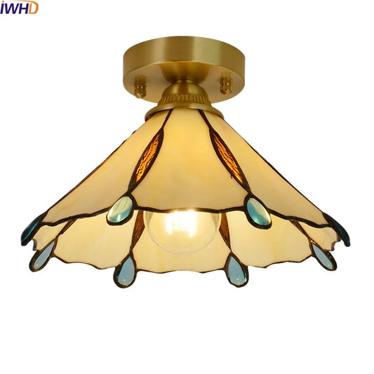 Decorbites™ Glas-Kupfer-LED-Deckenleuchte – Nordische Wohnbeleuchtung