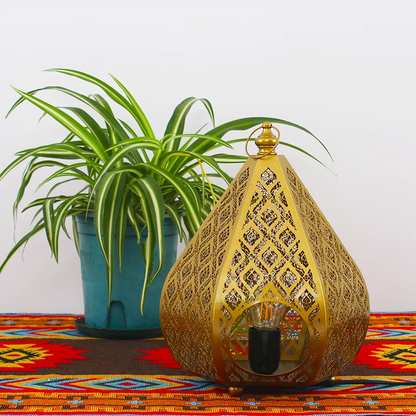 DecorBites™ Gourd Candle Holder: European Retro Light Luxury Table Decor Ornament