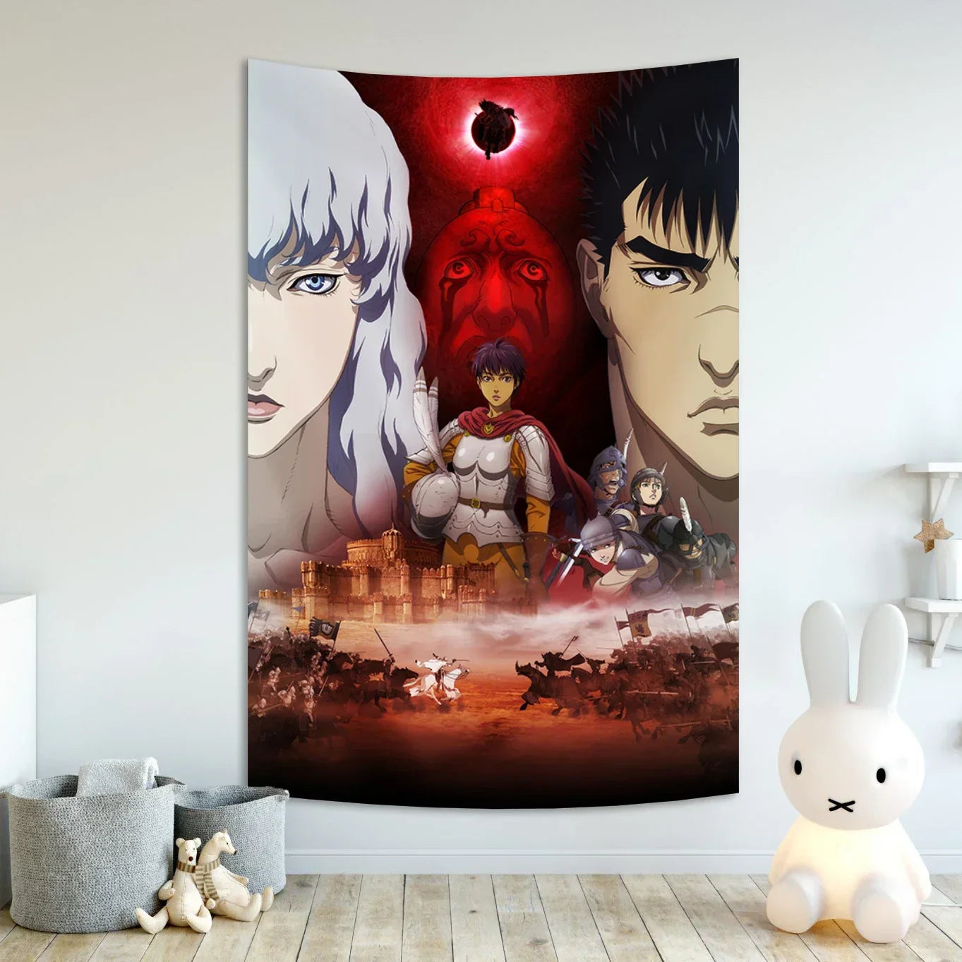 DecorBites™ Berserk Sacrifice Tapestry Hanging for Home, Bar, Cafe | Aesthetic Wall Decor