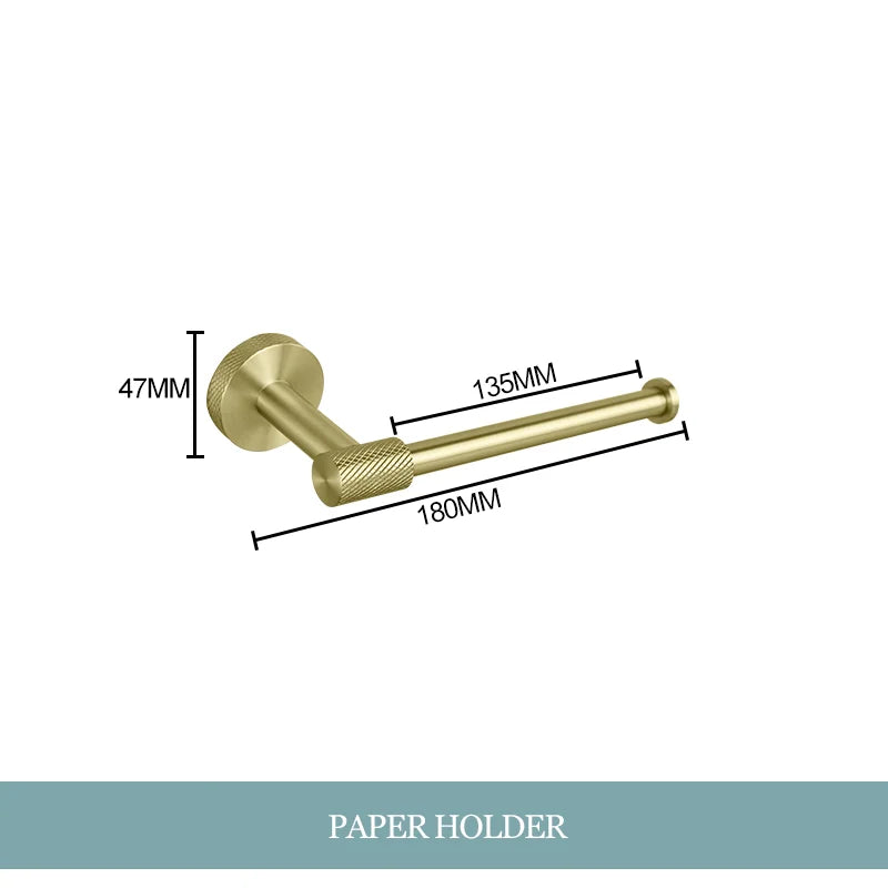 Gold Bathroom Hardware Set