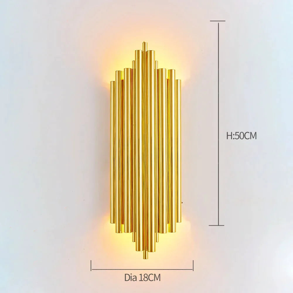Decorbites™ Gold-Kristall-Wandleuchten: Moderne LED-Wandleuchte für Schlafzimmer, Wohnzimmer und Badezimmer