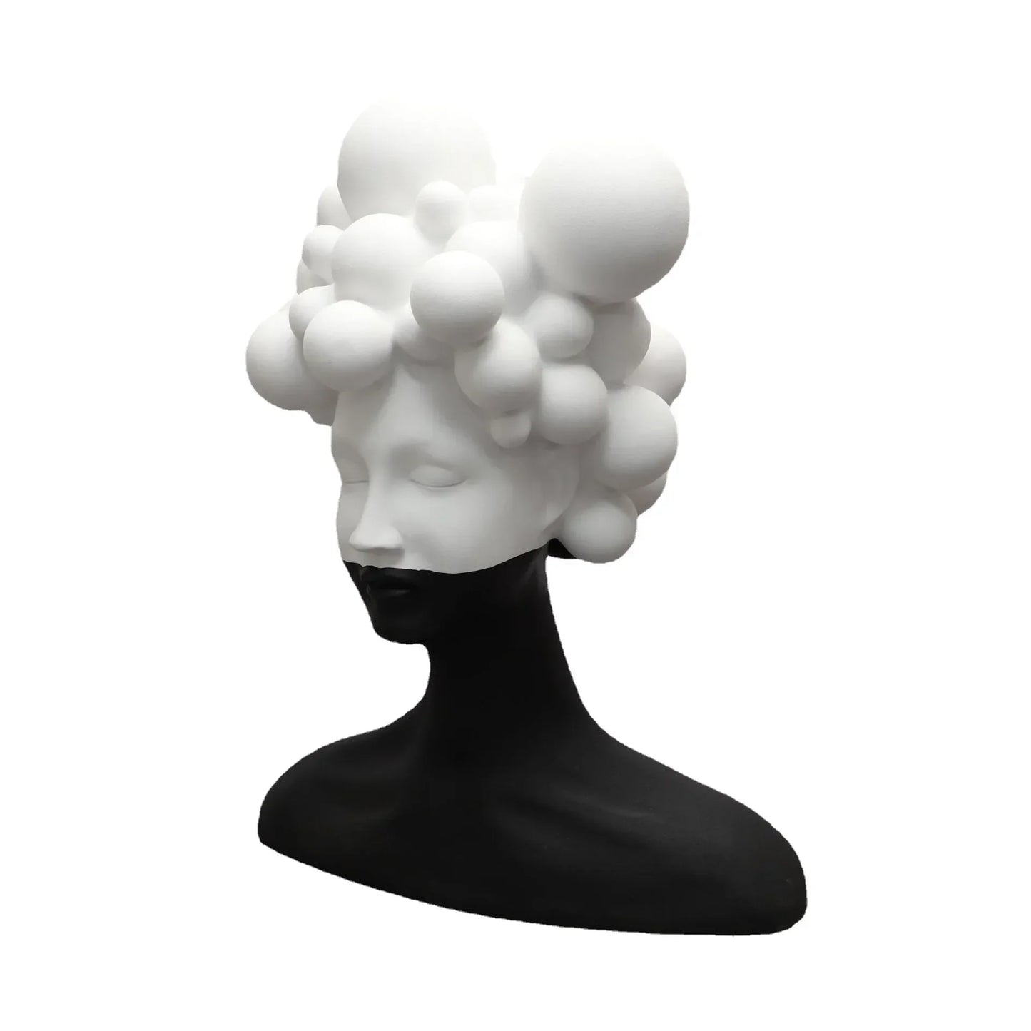 DecorBites™ Abstract Woman Figurine Resin Sculpture Home Decor Human Head Statue