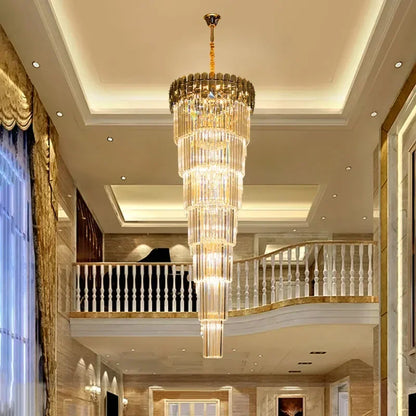 DecorBites™ Crystal LED Pendant Chandelier: Stylish Lighting for Home Decor & Elegant Spaces.