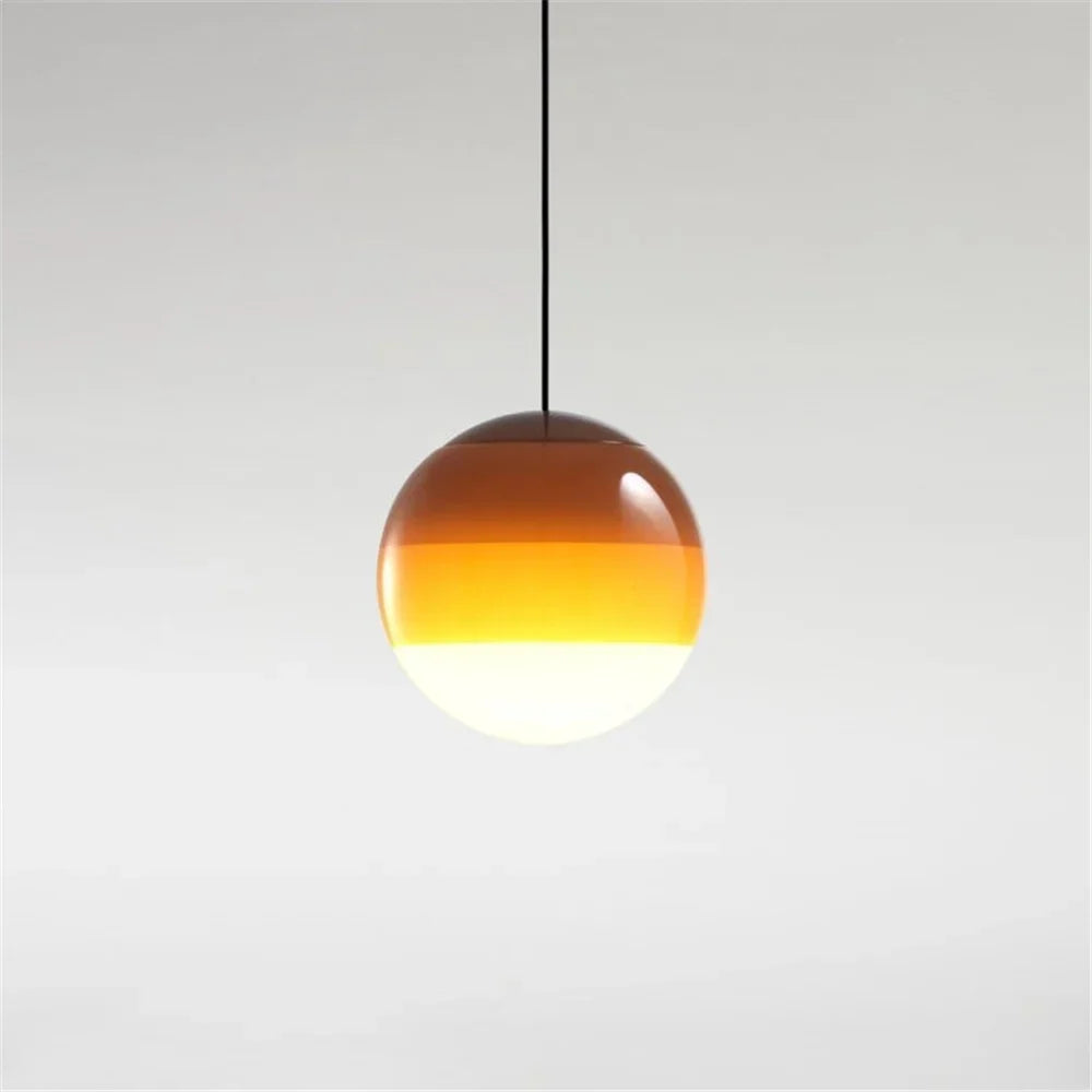Gradient Glass Dome Pendant Light