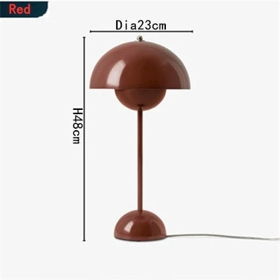 Decorbites™ Eisen-Pilzförmige Macaron-Tischlampe - Moderne Minimalistische LED-Heimdekoration
