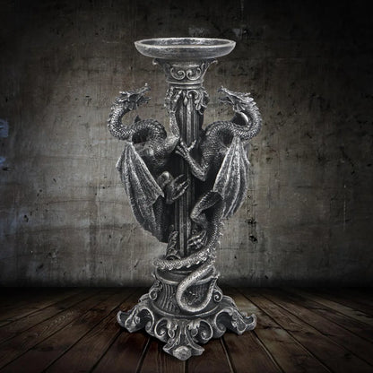 Decorbites™ Drachen-Leuchter-Skulpturen: Vintage-Tischdekoration für Zuhause & Büro.