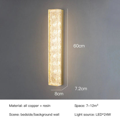 DecorBites™ LED Bedroom Wall Lamp - Luxury Nordic Design Resin Light