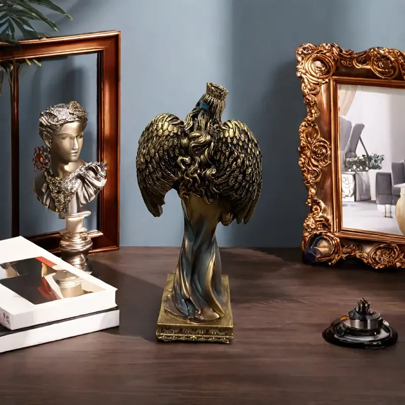 Decorbites™ Griechische Göttin Glücksfigur - Wohlstandsskulptur für Zuhause und Büro Dekoration Geschenk