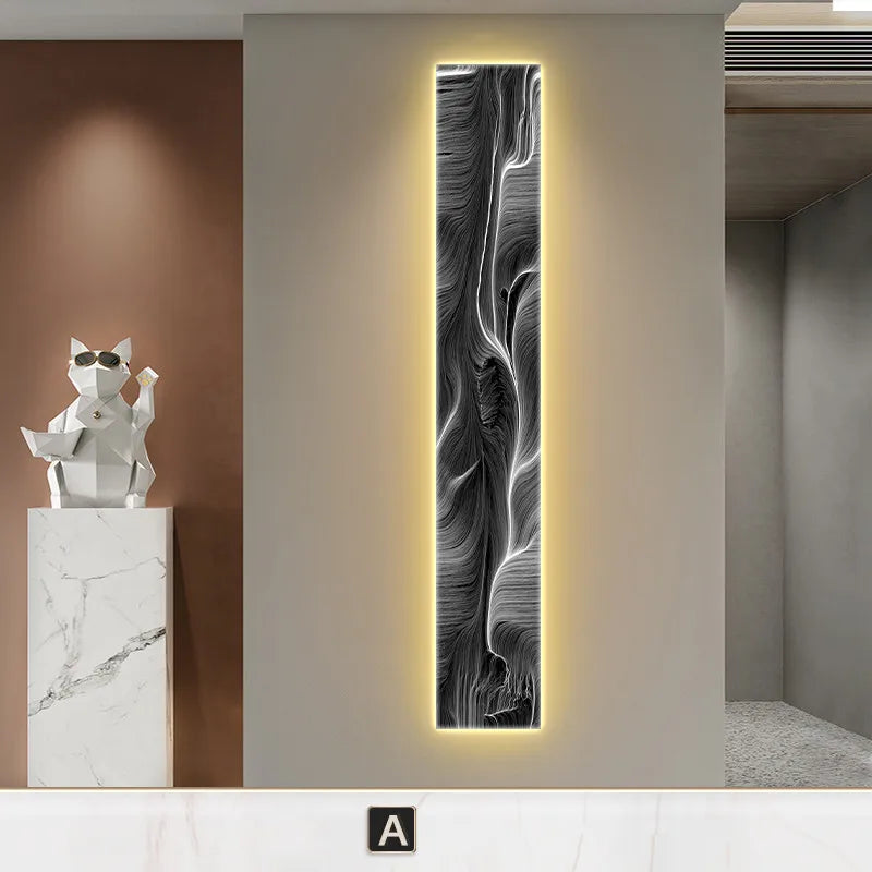 DecorBites™ Abstract LED Wall Lamp for Modern Interior Decoration