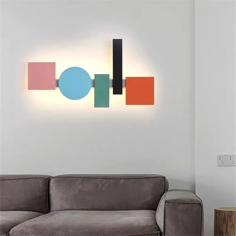 Decorbites™ Geometrische Deckenleuchte Macaron-Lampe für Wohnzimmer- und Nachttischbeleuchtung