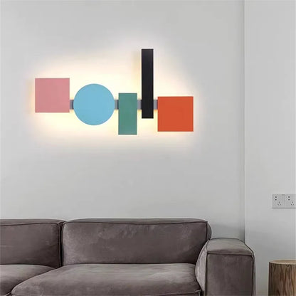 Decorbites™ Geometrische Deckenleuchte Macaron-Lampe für Wohnzimmer- und Nachttischbeleuchtung