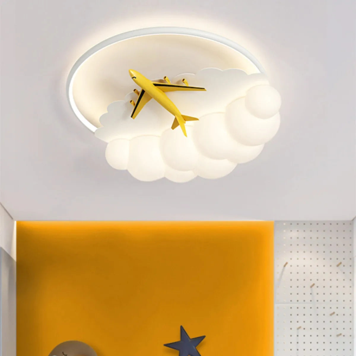 Decorbites™ Kinder Wolken-Flugzeug-Lüster Deckenleuchte für das Kinderzimmer