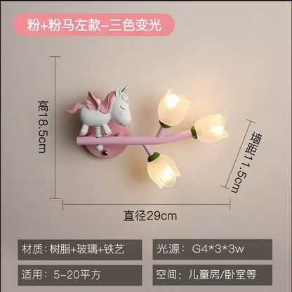 Decorbites™ LED-Wandleuchte für Kinderzimmer – Cartoon-Beleuchtung für die Kinderstube