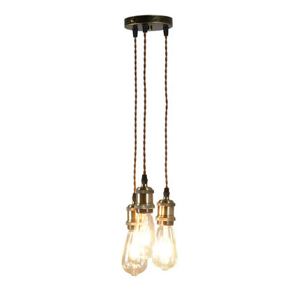 DecorBites™ 3-Head LED Pendant Lamp Industrial Ceiling E27 Retro Hanging Light