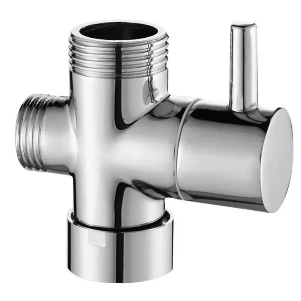 Decorbites™ 3-Wege-Duschkopf-Umschaltventil | Drei-Funktionen-Schalter-Adapter - Badezimmer-Zubehör
