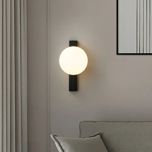 DecorBites™ Black Copper Estiluz Circ LED Wall Sconce - Modern Luxury Lighting for Bedroom, Living Room