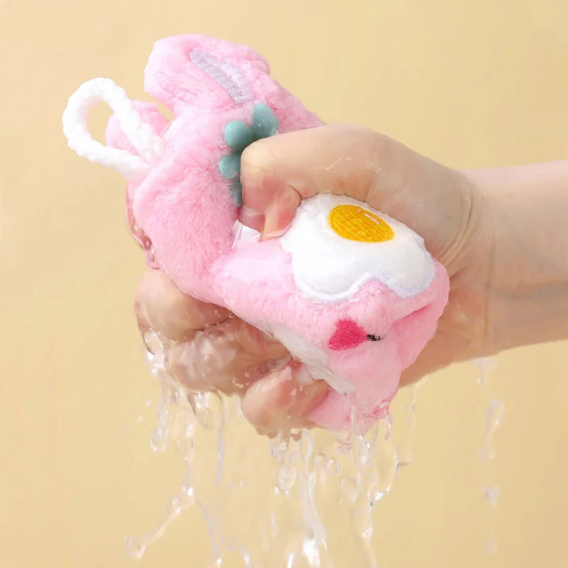 Decorbites™ Süßes Cartoon-Tier Handtuch Doppellagiges Verdicktes Handtuch für Kinder Zuhause Küche