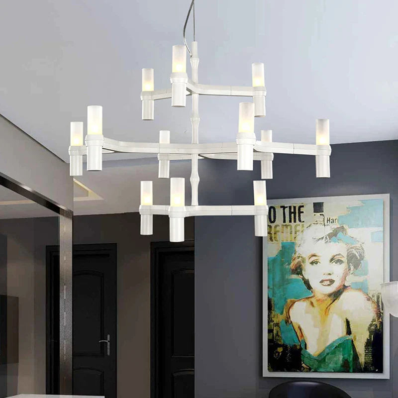 Decorbites™ Krone Major Kronleuchter G9 Luxus Flurleuchter, Weißgold, Chrom-Metall
