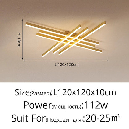 Decorbites™ Gold Schwarz Aluminium LED-Kronleuchter für Schlafzimmer Esszimmer Wohnzimmer Beleuchtung