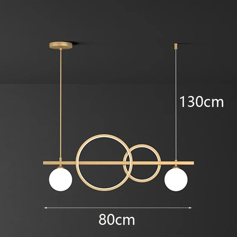 Decorbites™ Elegante Kronleuchter Esszimmer-Pendelleuchte Deckenleuchte für Salon und Heimdekoration
