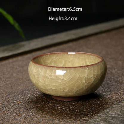 Decorbites™ Eis-Knackende Keramik-Tee-Tasse Espresso-Kaffee Kung-Fu-Teetasse Süße Tasse