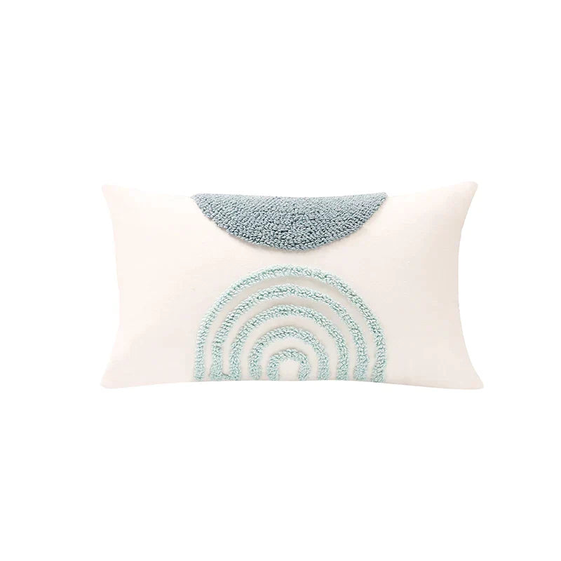 DecorBites™ Geometric Tufted Diamond Pillow Cover 45x45cm/30x50cm Square for Living Room