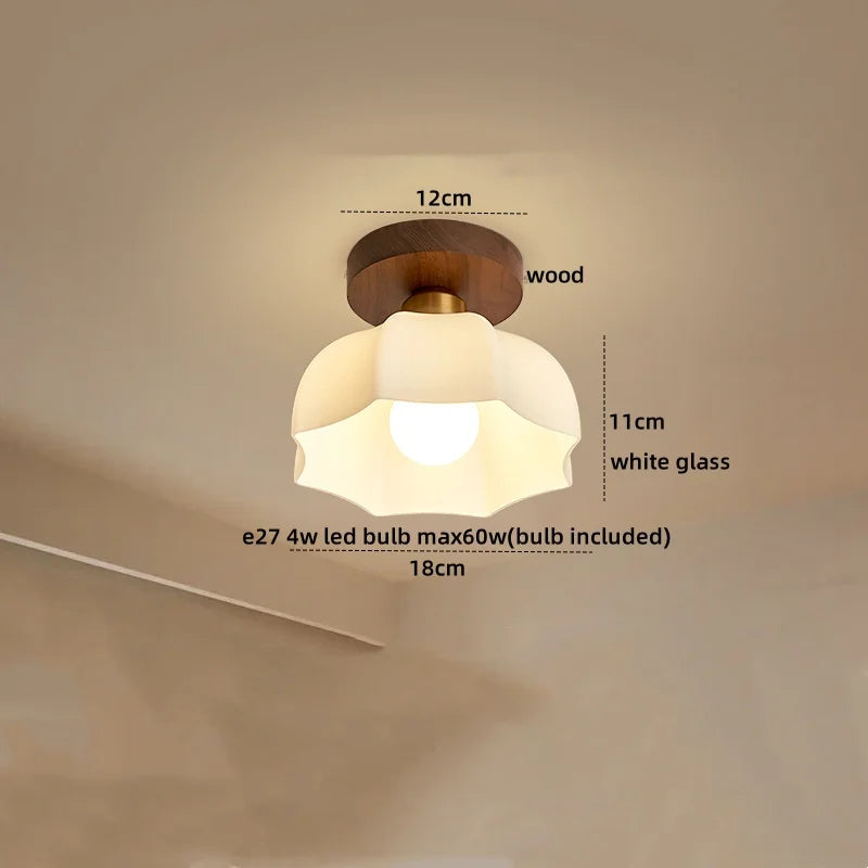 DecorBites™ LED Ceiling Light Modern Style Indoor Lighting Aluminum Glass Nordic Lamp