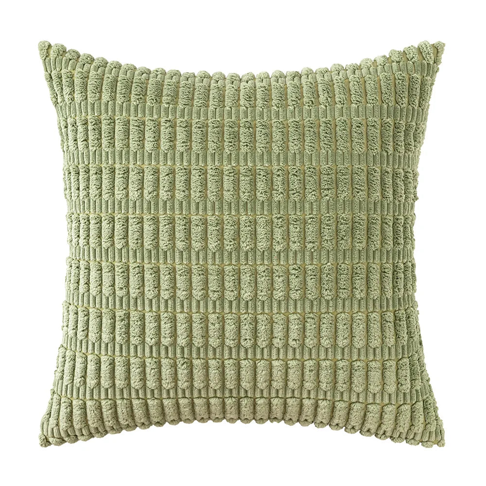 DecorBites™ Inyahome Sage Green Corduroy Velvet Pillowcase Set of 2 - Cushion Cover