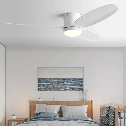 Decorbites™ Schwarze DC-Deckenventilatorleuchte mit Fernbedienung und LED-Kronleuchter