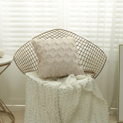 DecorBites™ Diamond Embroidery Cushion Cover for Modern Home Decor