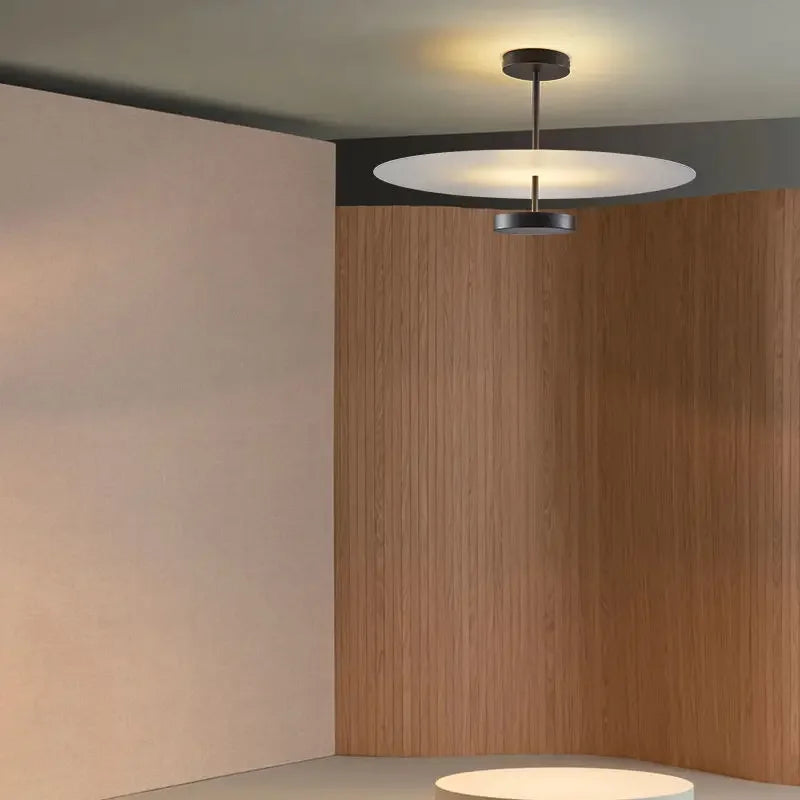 Decorbites™ Schwarze Acryl-Runde Kronleuchter für Heimdekoration und Innenbeleuchtung