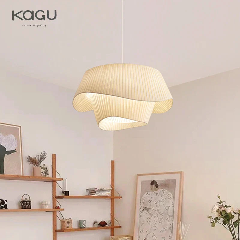 Decorbites™-Creme-Stoff-Leuchter: Retro-Nordischer Dachboden-Licht für Schlafzimmer, Wohnzimmer, Esszimmer
