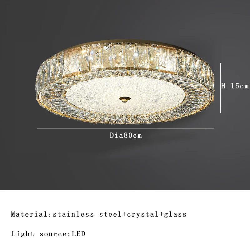 Gold LED Ceiling Fixture