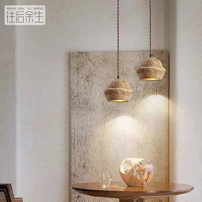 Decorbites™ Frucht-Schalen-Nachttisch-Hängeleuchte, Retro Wabi-Sabi-Stil für Ferienwohnung & Tresen