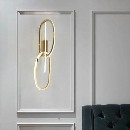 Decorbites™ Gold LED Wandarmatur dimmbare Beleuchtung polierter Stahl moderne Leuchten