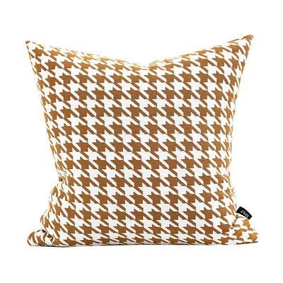 DecorBites™ Geometric Jacquard Cushion Cover | Modern Light Luxury Pillowcase | Decorative Home Accent