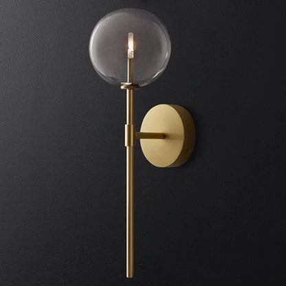 Decorbites™ Klare Glasballen Lange Wandlampe - Retro-Stil für Wohnzimmer, Schlafzimmer, Küche