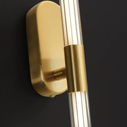 DecorBites™ Gold Geometric Lines Wall Lamps for Modern Luxury Home Decor