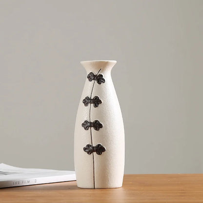 Decorbites™ Japanische Stil Keramikvasen für moderne Heimdekoration und künstliche Blumen