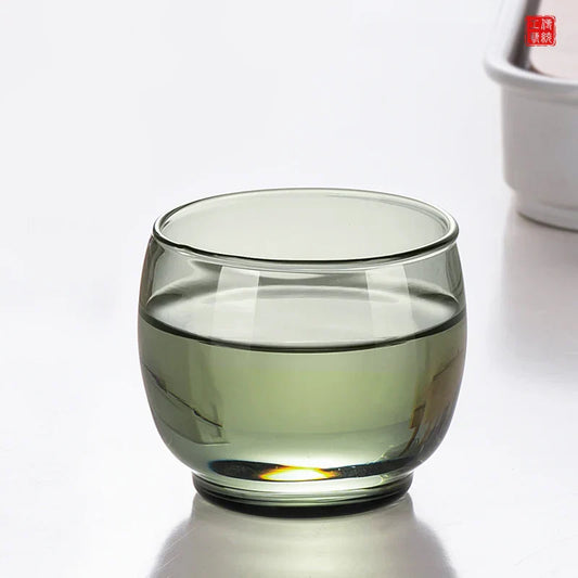 Decorbites™ Glas-Teetassen-Set für chinesischen Kung-Fu-Tee, hitzebeständig und verdicktes Glas
