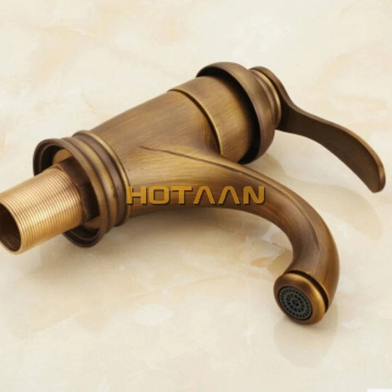 Antique Brass Basin Faucet