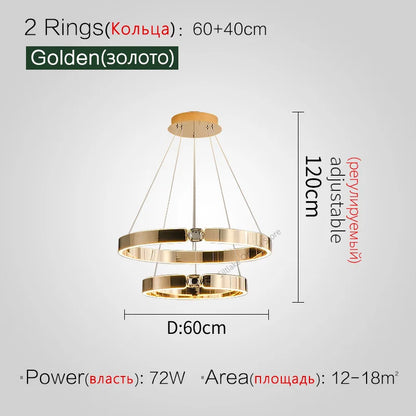 Decorbites™ Diamantring-Lüster | Nordischer Kristall-Schlaf- und Wohnzimmer-Luxusleuchte