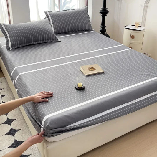 Decorbites™ Japanischer Stil Dickes Spannbettlaken für Queen-/King-Size-Bett
